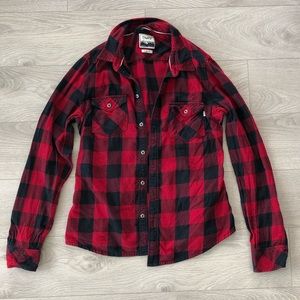 Aritzia TNA buffalo plaid shirt